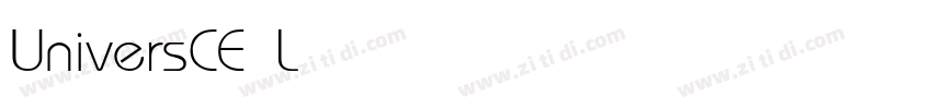 UniversCE Light字体转换 UniversCE Light字体转换